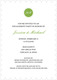Green Circle Initials Invitations Image 11 of 11